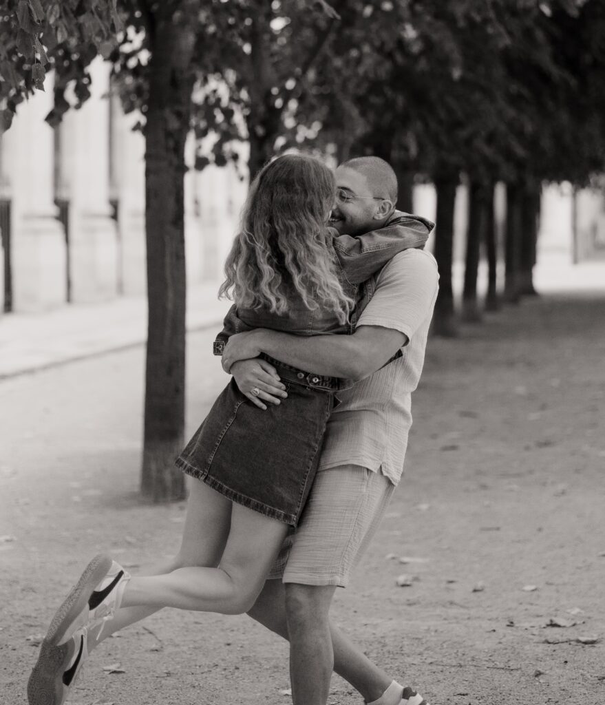 photo de couple paris
